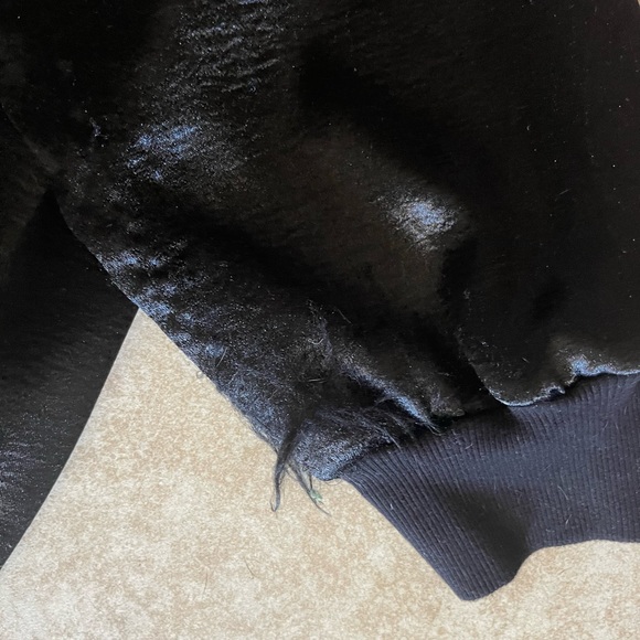 LNA Shine Cargo Pants in Black M - Picture 7 of 9